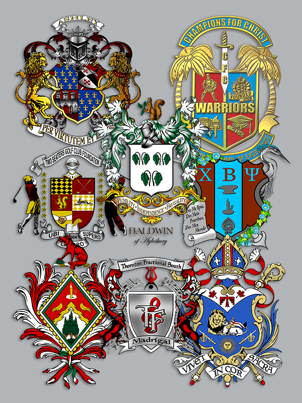 Fleur-de-lis Designs: Custom Coat of Arms and Crest Design Services